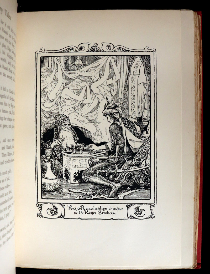 1892 Rare First Edition - INDIAN Fairy Tales by Joseph Jacobs illustrated by John D. Batten.