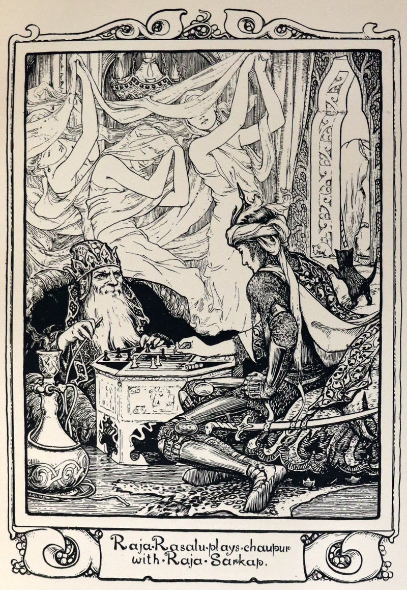 1892 Rare First Edition - INDIAN Fairy Tales by Joseph Jacobs illustrated by John D. Batten.