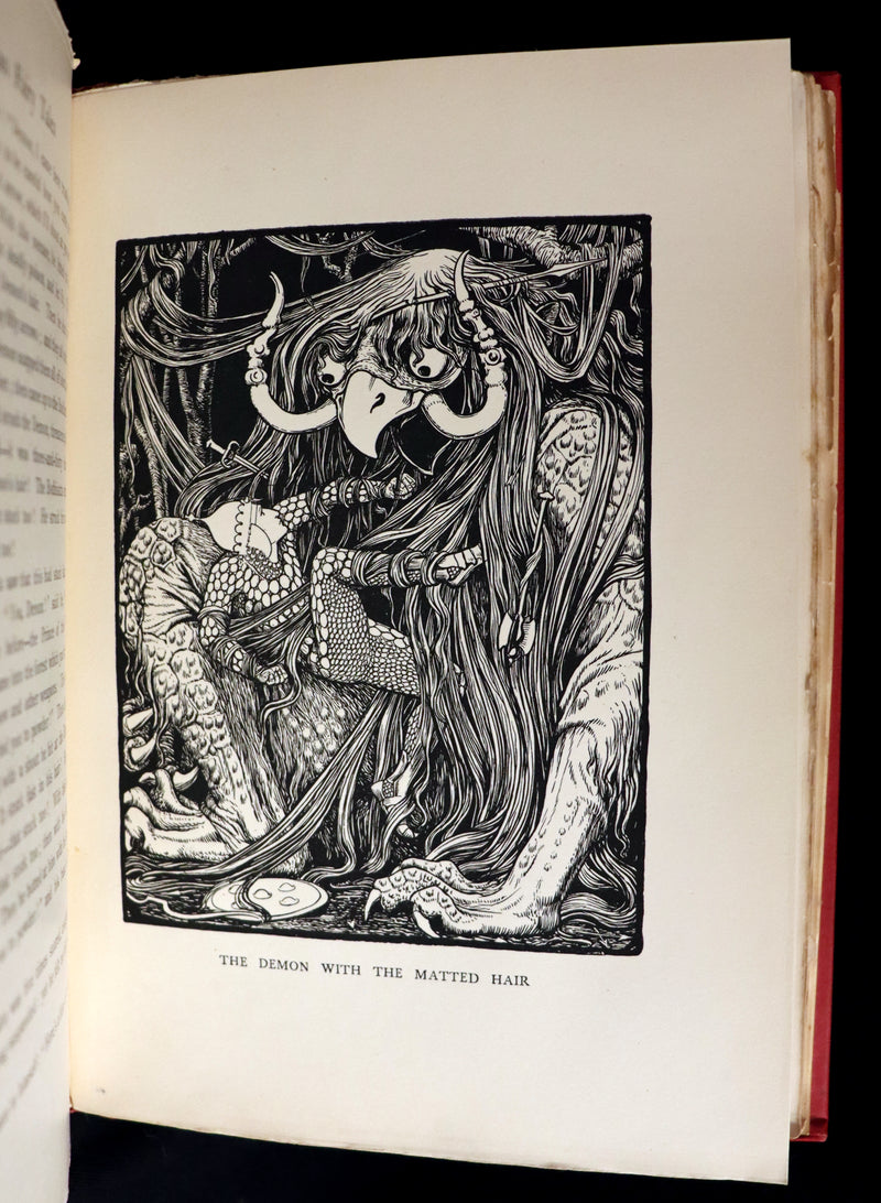 1892 Rare First Edition - INDIAN Fairy Tales by Joseph Jacobs illustrated by John D. Batten.
