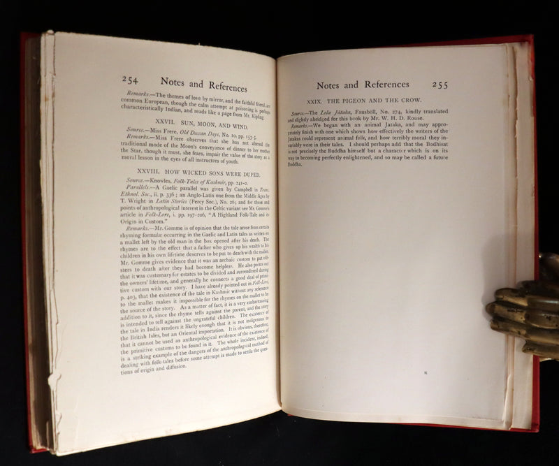 1892 Rare First Edition - INDIAN Fairy Tales by Joseph Jacobs illustrated by John D. Batten.