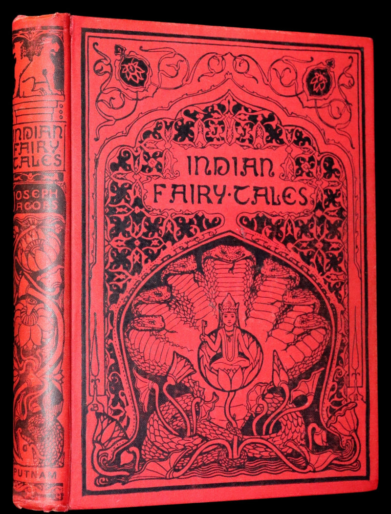 1892 Rare First Edition - INDIAN Fairy Tales by Joseph Jacobs illustrated by John D. Batten.