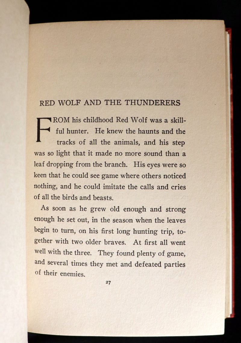 1917 Scarce Iroquois & Algonquin legends of the Great Lakes - The Boy Who Went to the East and other Indian Fairy Tales.