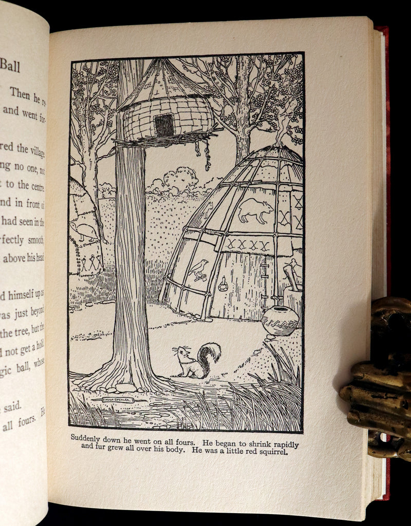 1917 Scarce Iroquois & Algonquin legends of the Great Lakes - The Boy Who Went to the East and other Indian Fairy Tales.