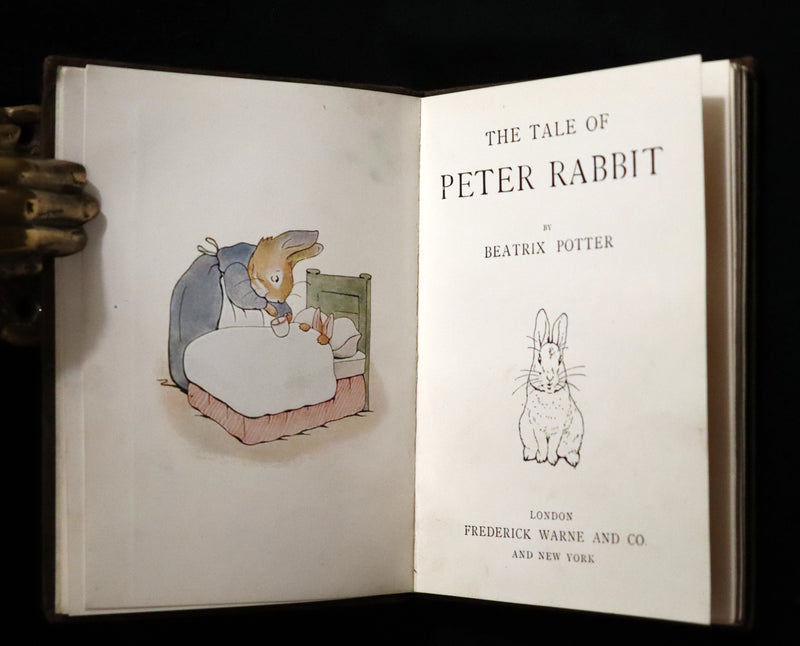 1904 Rare Early Printing - THE TALE OF PETER RABBIT illustrated by Beatrix Potter.