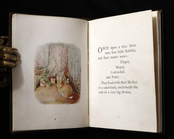 1904 Rare Early Printing - THE TALE OF PETER RABBIT illustrated by Beatrix Potter.