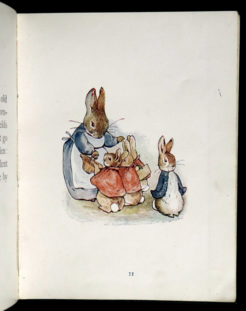 1904 Rare Early Printing - THE TALE OF PETER RABBIT illustrated by Beatrix Potter.