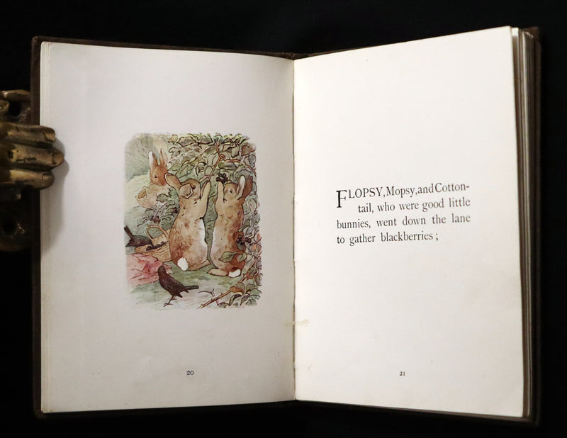 1904 Rare Early Printing - THE TALE OF PETER RABBIT illustrated by Beatrix Potter.
