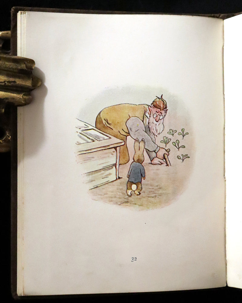 1904 Rare Early Printing - THE TALE OF PETER RABBIT illustrated by Beatrix Potter.