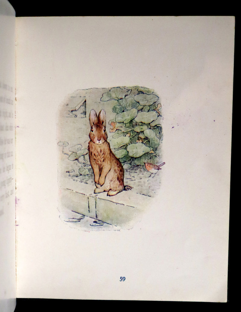 1904 Rare Early Printing - THE TALE OF PETER RABBIT illustrated by Beatrix Potter.