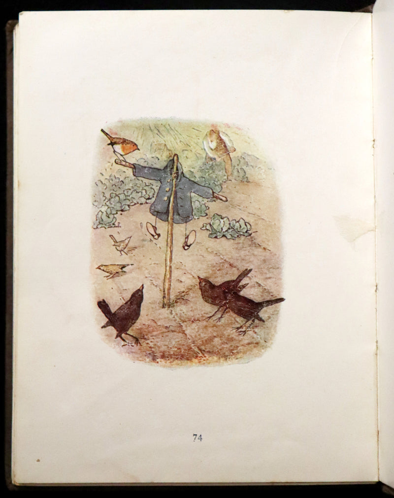 1904 Rare Early Printing - THE TALE OF PETER RABBIT illustrated by Beatrix Potter.