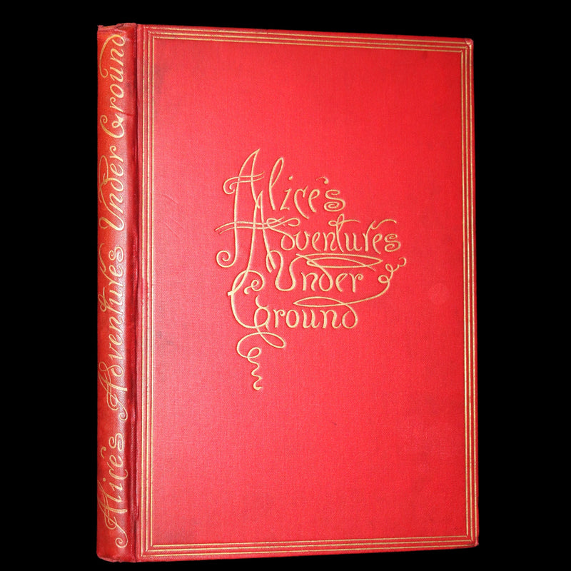 1886 Rare First Edition - Alice's Adventures Under Ground illustrated by Lewis Carroll.