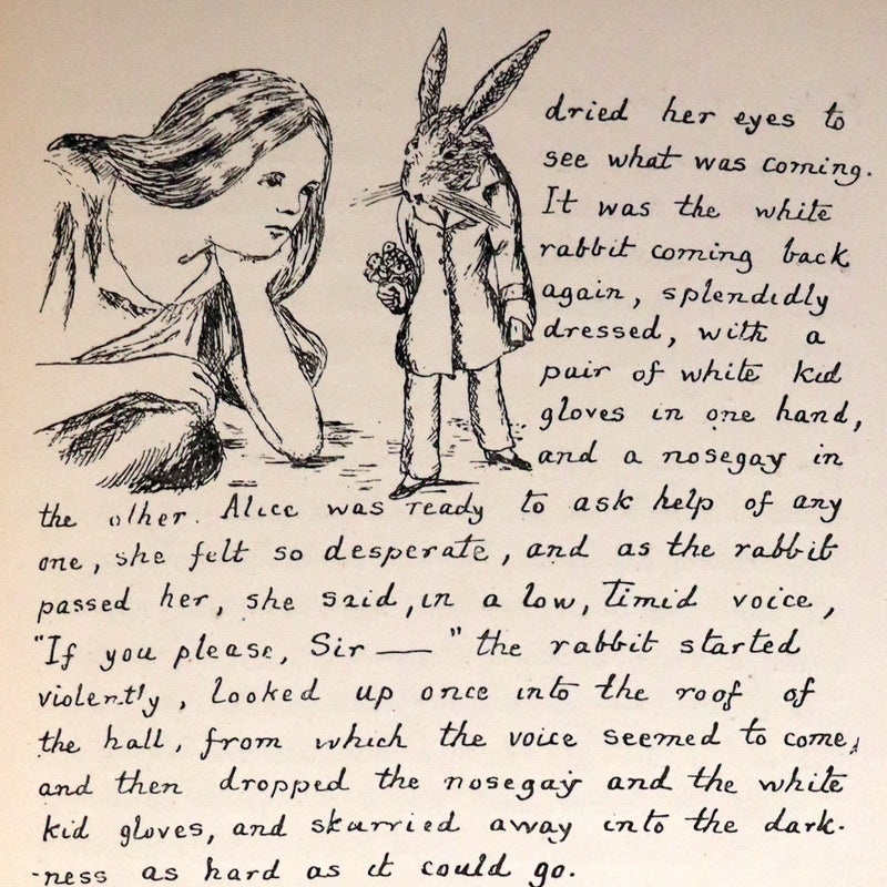 1886 Rare First Edition - Alice's Adventures Under Ground illustrated by Lewis Carroll.