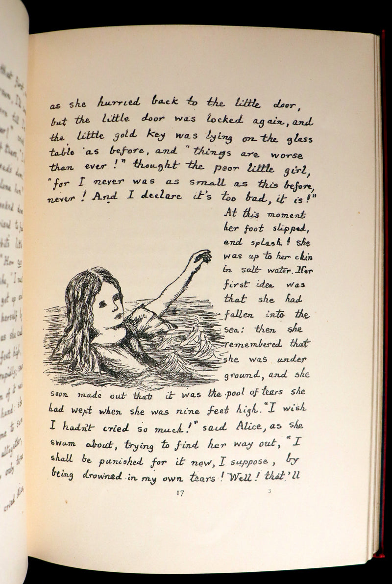 1886 Rare First Edition - Alice's Adventures Under Ground illustrated by Lewis Carroll.