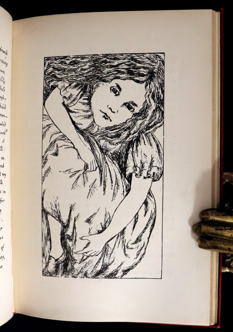 1886 Rare First Edition - Alice's Adventures Under Ground illustrated by Lewis Carroll.