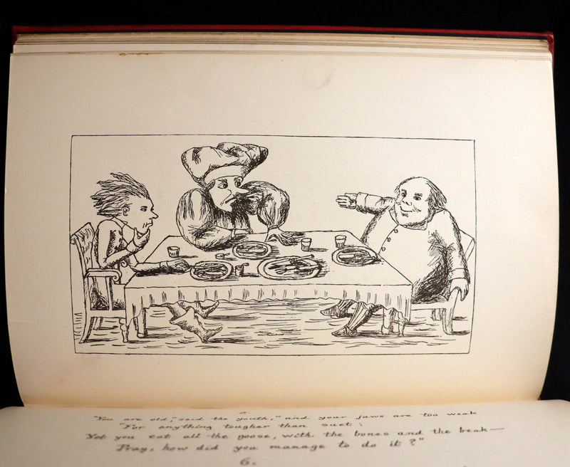 1886 Rare First Edition - Alice's Adventures Under Ground illustrated by Lewis Carroll.