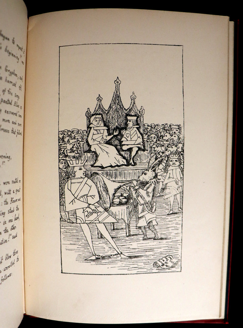 1886 Rare First Edition - Alice's Adventures Under Ground illustrated by Lewis Carroll.
