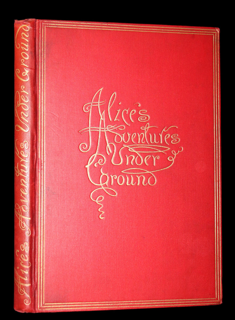 1886 Rare First Edition - Alice's Adventures Under Ground illustrated by Lewis Carroll.