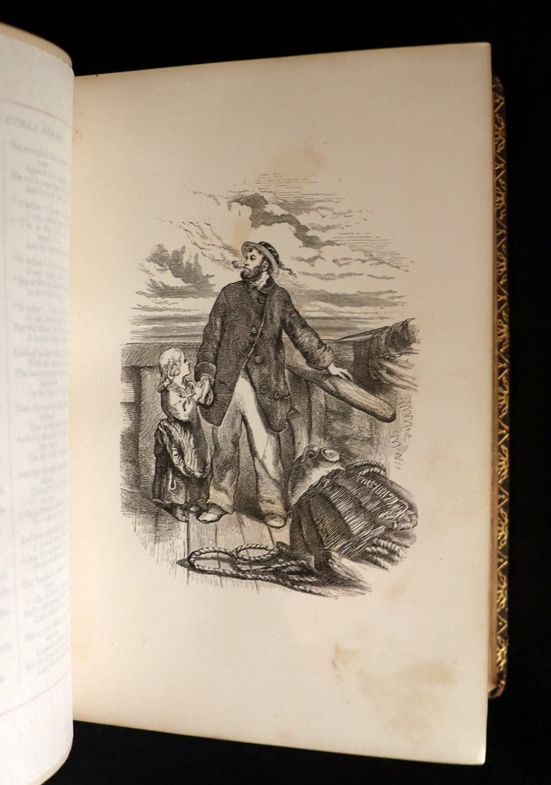 1870 Rare with Longfellow Signature - The Poetical Works of Henry Wadsworth Longfellow.