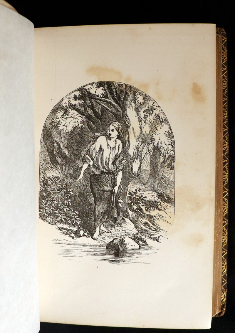 1870 Rare with Longfellow Signature - The Poetical Works of Henry Wadsworth Longfellow.