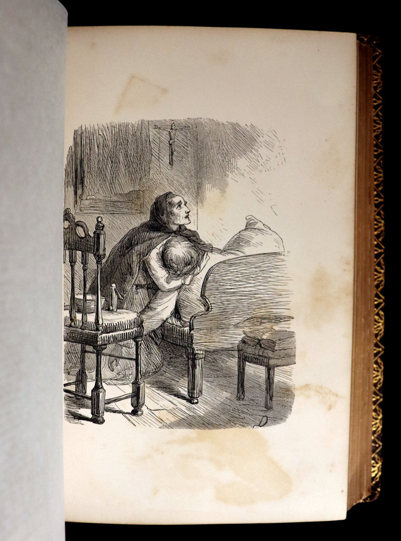 1870 Rare with Longfellow Signature - The Poetical Works of Henry Wadsworth Longfellow.