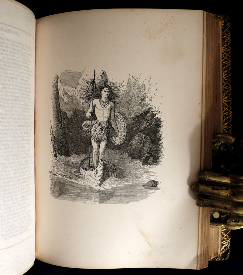 1870 Rare with Longfellow Signature - The Poetical Works of Henry Wadsworth Longfellow.