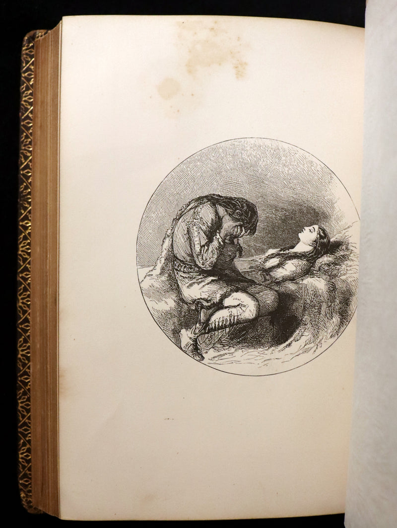 1870 Rare with Longfellow Signature - The Poetical Works of Henry Wadsworth Longfellow.