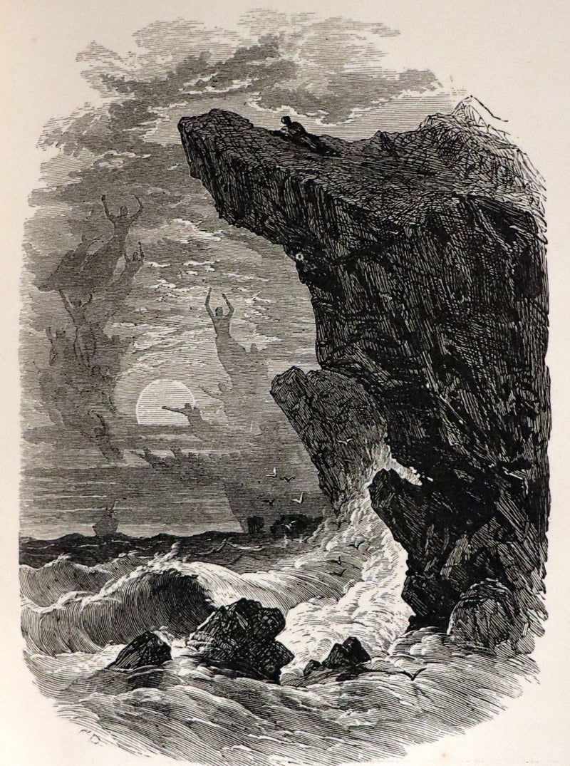 1870 Rare with Longfellow Signature - The Poetical Works of Henry Wadsworth Longfellow.