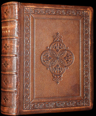 1870 Rare with Longfellow Signature - The Poetical Works of Henry Wadsworth Longfellow.