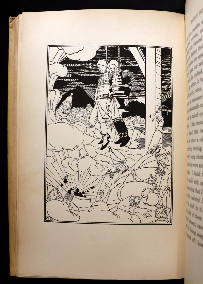 1895 First Edition illustrated by Strang & Clark - The Surprising Adventures of Baron MUNCHAUSEN.