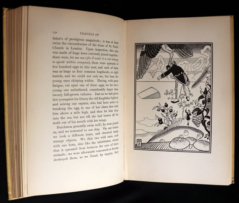 1895 First Edition illustrated by Strang & Clark - The Surprising Adventures of Baron MUNCHAUSEN.