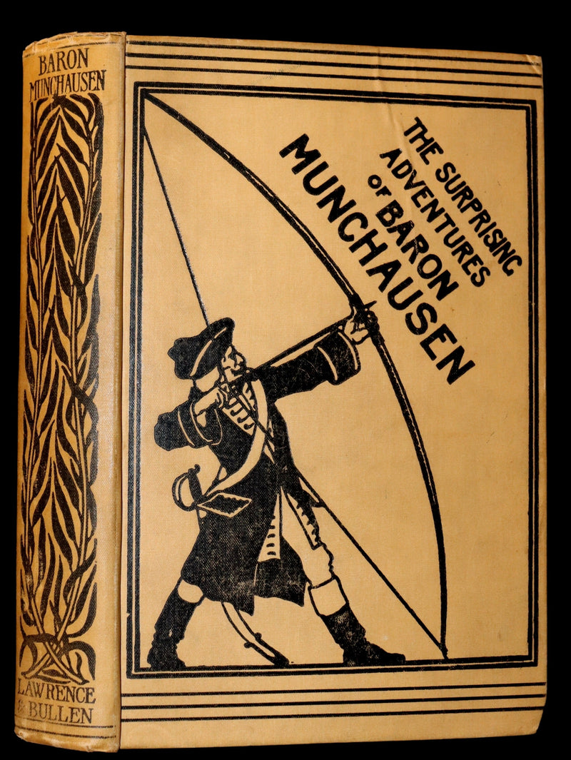 1895 First Edition illustrated by Strang & Clark - The Surprising Adventures of Baron MUNCHAUSEN.