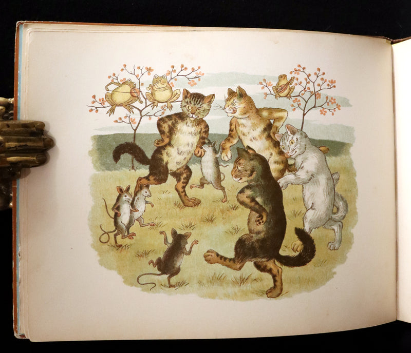 1887 Rare First Edition ~ BUBBLES A children's picture book with descriptive verses by A. M. Lockyer.