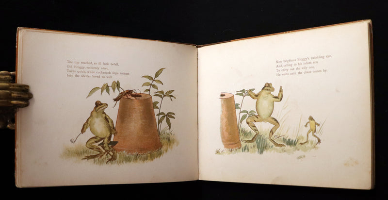 1887 Rare First Edition ~ BUBBLES A children's picture book with descriptive verses by A. M. Lockyer.