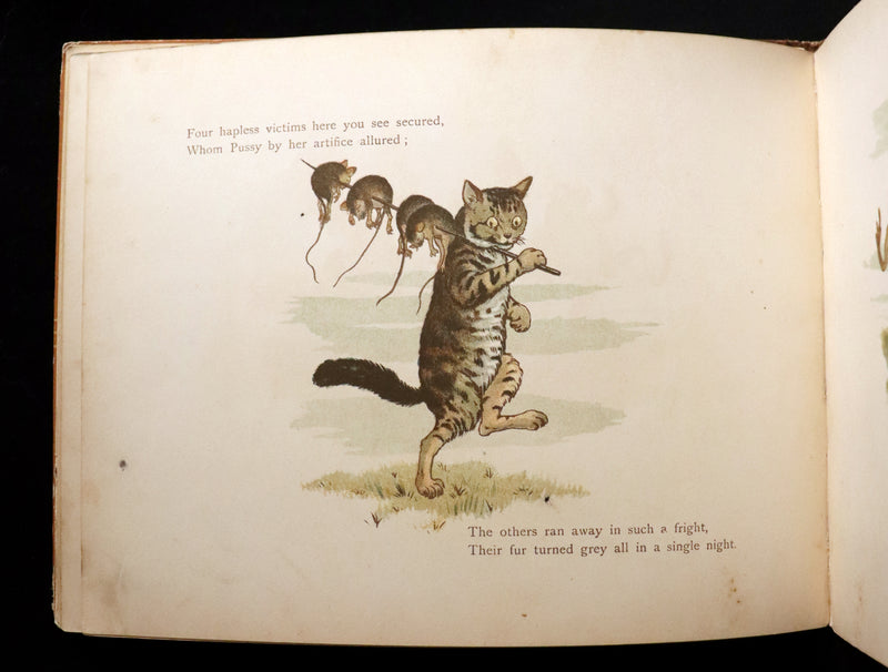 1887 Rare First Edition ~ BUBBLES A children's picture book with descriptive verses by A. M. Lockyer.