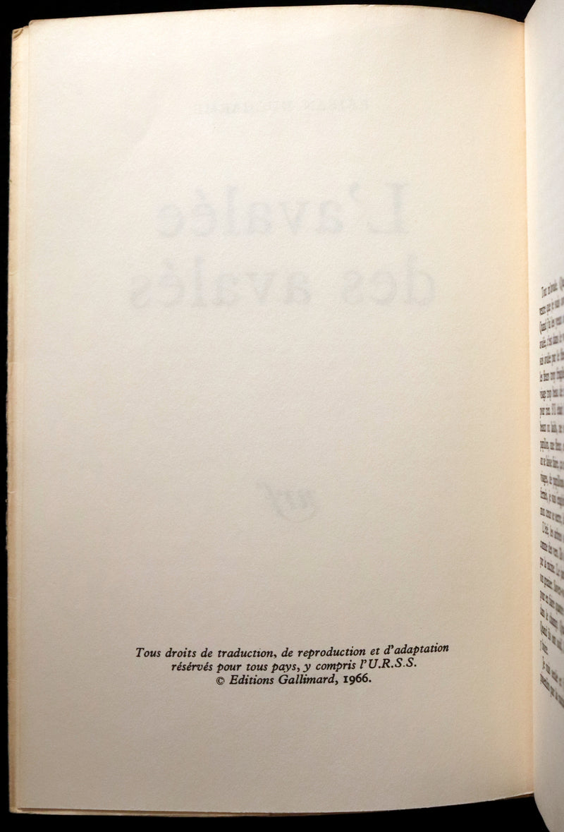 1966 Rare First Edition French Book - L'Avalée des avalés (The Swallower Swallowed) by Réjean Ducharme.