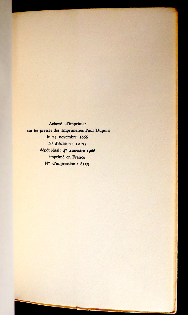 1966 Rare First Edition French Book - L'Avalée des avalés (The Swallower Swallowed) by Réjean Ducharme.