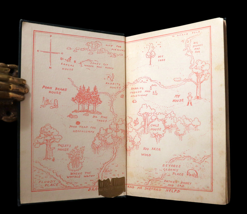 1926 Rare First Edition - WINNIE-THE-POOH by A.A. Milne & Illustrated by E.H. Shepard.