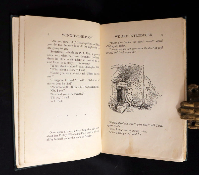 1926 Rare First Edition - WINNIE-THE-POOH by A.A. Milne & Illustrated by Shepard.