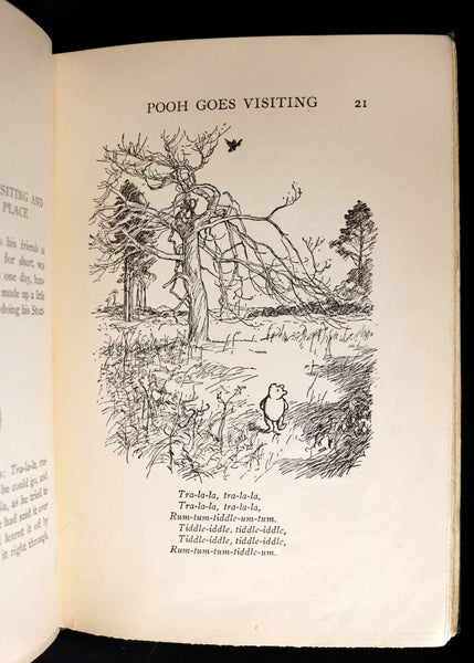 1926 Rare First Edition - WINNIE-THE-POOH by A.A. Milne & Illustrated by E.H. Shepard.