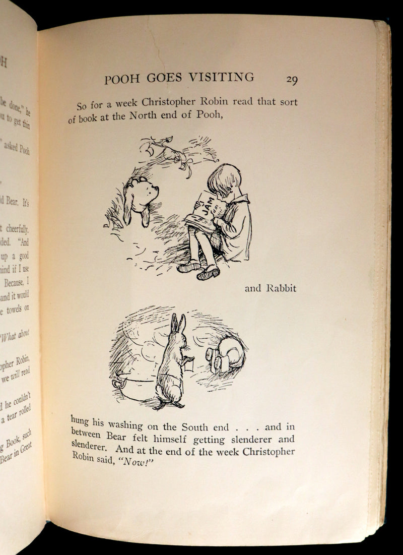 1926 Rare First Edition - WINNIE-THE-POOH by A.A. Milne & Illustrated by E.H. Shepard.