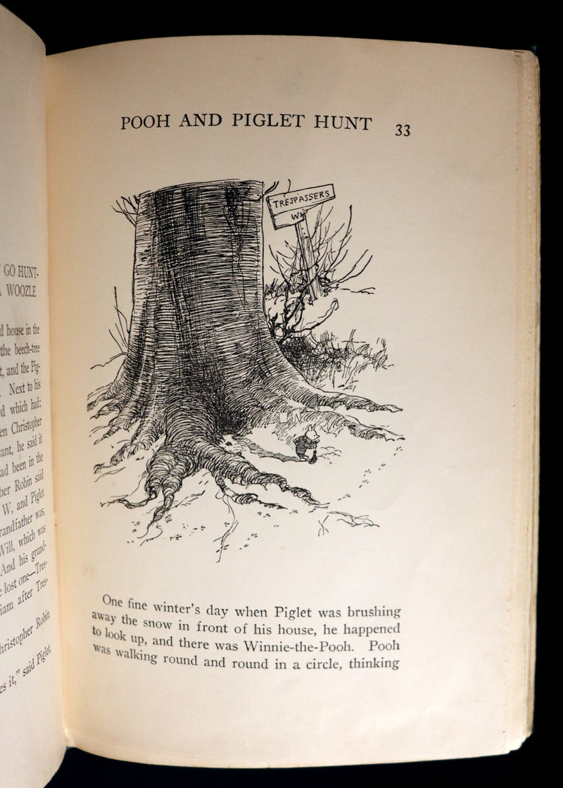 1926 Rare First Edition - WINNIE-THE-POOH by A.A. Milne & Illustrated by Shepard.