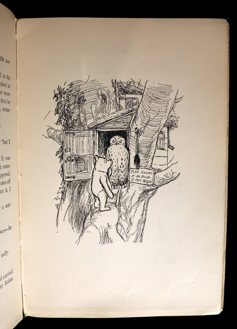 1926 Rare First Edition - WINNIE-THE-POOH by A.A. Milne & Illustrated by E.H. Shepard.
