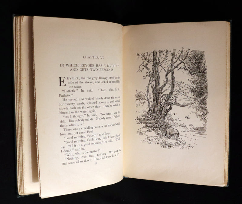 1926 Rare First Edition - WINNIE-THE-POOH by A.A. Milne & Illustrated by E.H. Shepard.