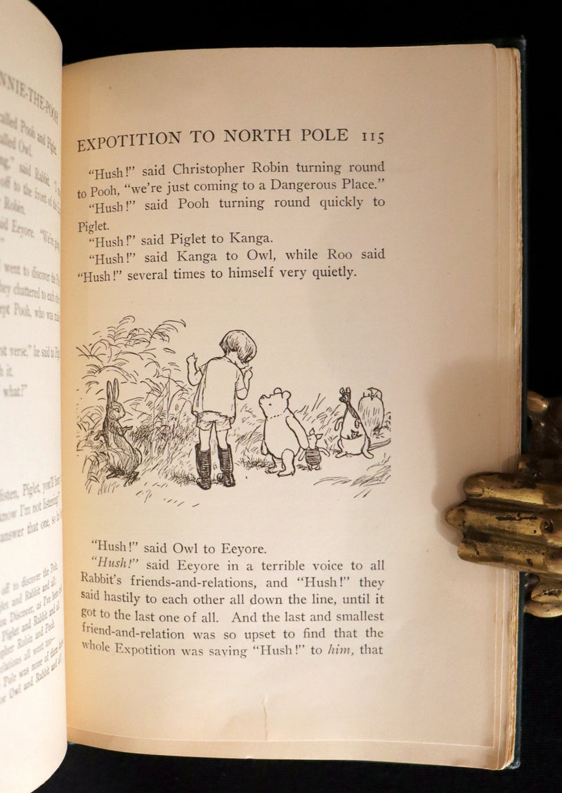 1926 Rare First Edition - WINNIE-THE-POOH by A.A. Milne & Illustrated by E.H. Shepard.