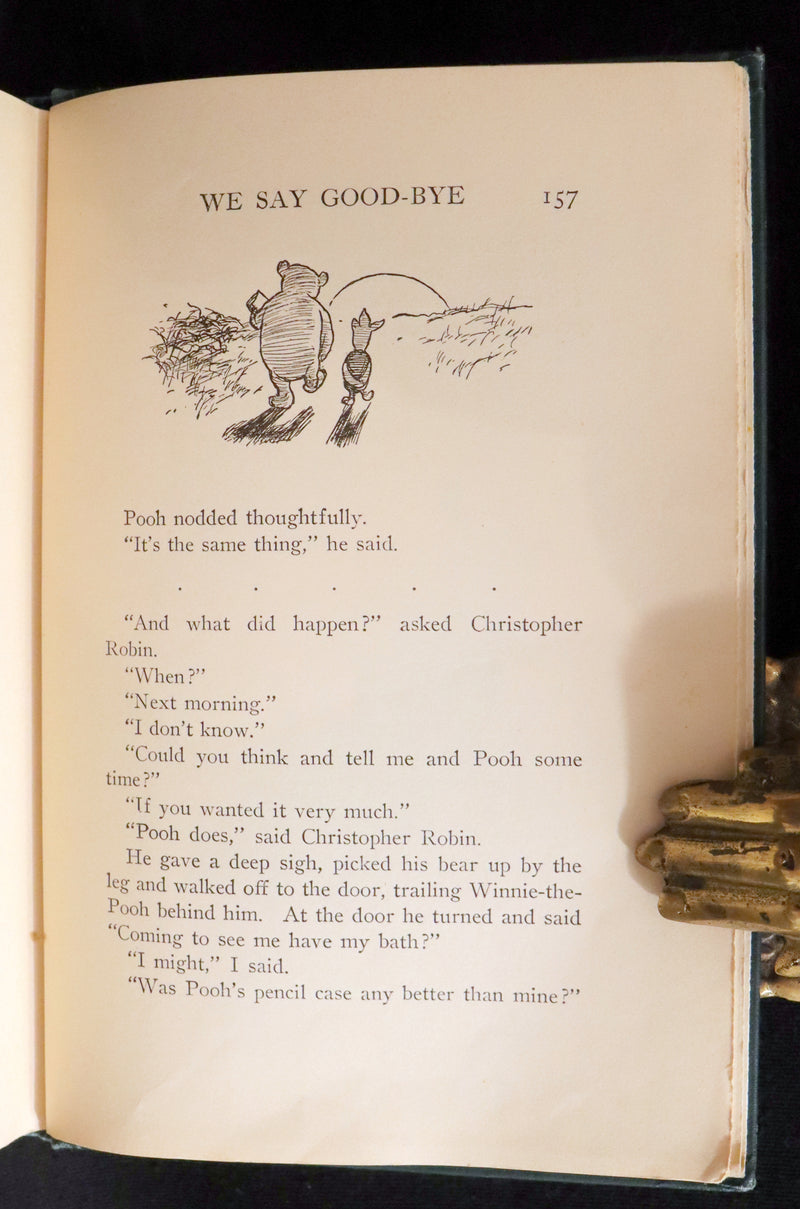 1926 Rare First Edition - WINNIE-THE-POOH by A.A. Milne & Illustrated by E.H. Shepard.
