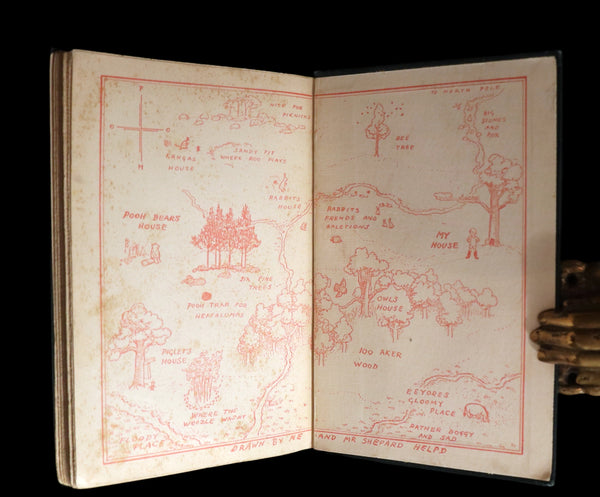 1926 Rare First Edition - WINNIE-THE-POOH by A.A. Milne & Illustrated by E.H. Shepard.