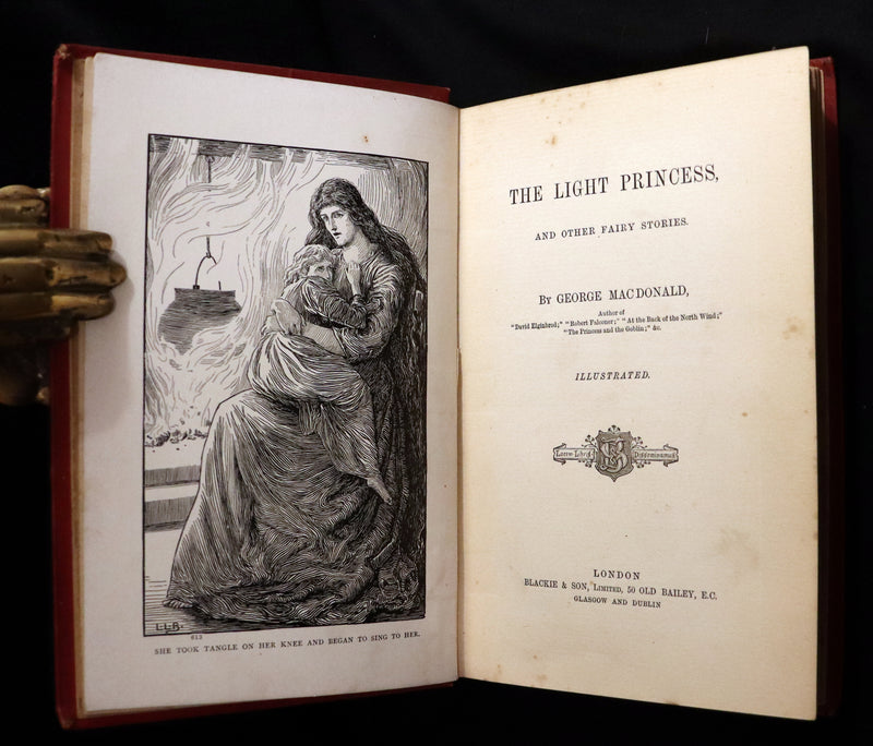 1890 Scarce Book - THE LIGHT PRINCESS and Other Fairy Stories by George Macdonald.