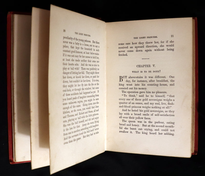 1890 Scarce Book - THE LIGHT PRINCESS and Other Fairy Stories by George Macdonald.