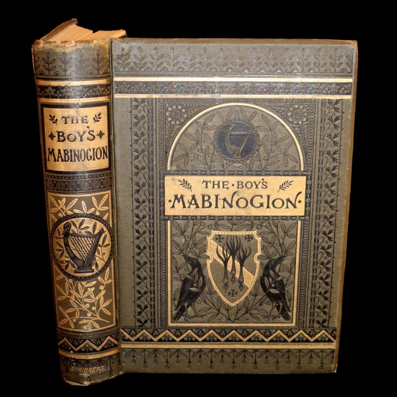 1881 Rare First Edition - The Boy's Mabinogion being the Earliest Welsh Tales of King Arthur.