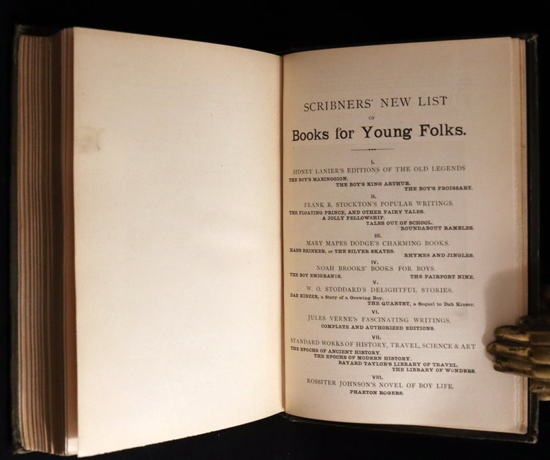 1881 Rare First Edition - The Boy's Mabinogion being the Earliest Welsh Tales of King Arthur.